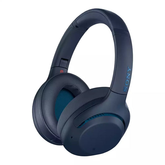 (Pre-Owned, Very Good) Sony WH-XB900N Bluetooth Wireless Over Ear Headphones with Mic and Noise Cancellation (Blue With Black Cushions) (60 Days Warranty)