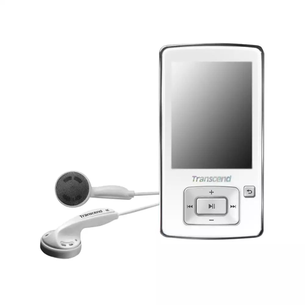 (Pre-Owned, Very Good) Transcend MP 870 8GB Media Player with 2.4-inch Screen (White, Black) (60 Days Warranty)