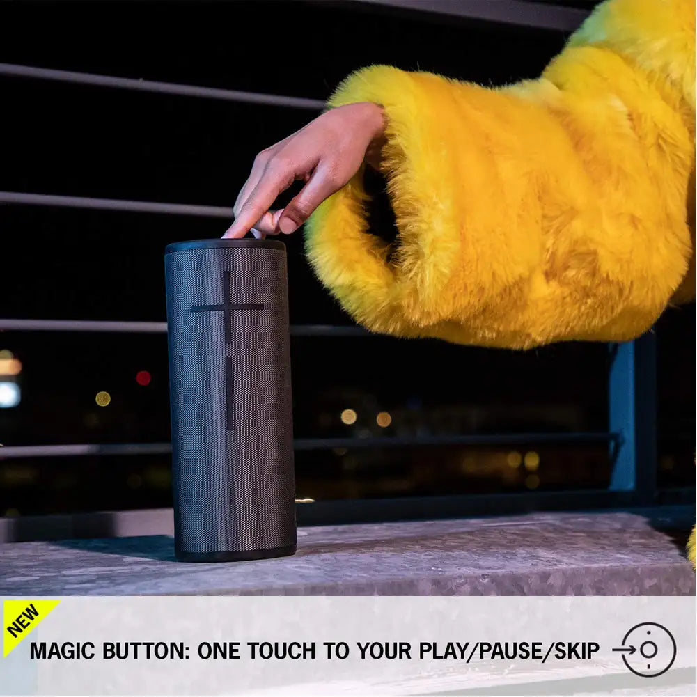 (Pre-Owned, Very Good) Ultimate Ears, Boom 3 Wireless Bluetooth Speaker, Bold Sound + Deep Bass, Bluetooth, Magic Button, Waterproof, 15-Hour Battery, Range of 150 ft, (Blue) (60 Days Warranty)