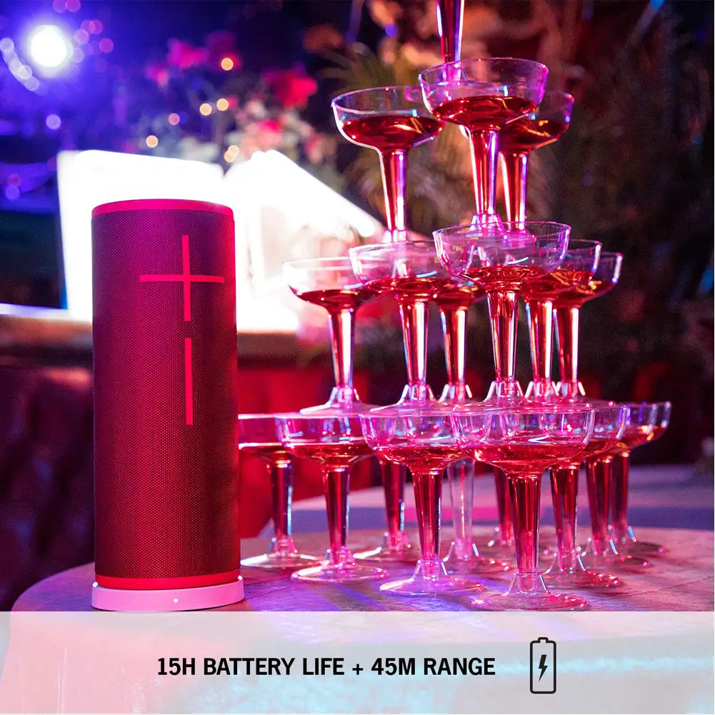 (Pre-Owned, Very Good) Ultimate Ears, Boom 3 Wireless Bluetooth Speaker, Bold Sound + Deep Bass, Bluetooth, Magic Button, Waterproof, 15-Hour Battery, Range of 150 ft, (Blue) (60 Days Warranty)