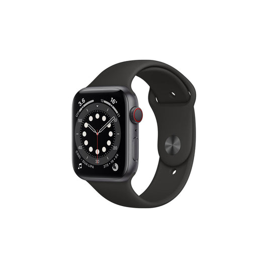 Apple Watch Series 6 (GPS + Cellular, 44mm) - Space Grey Aluminium Case with Black Sport Band (Open Box)