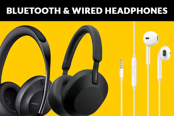 Bluetooth & Wired Headphones