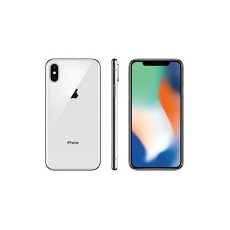Apple iPhone X (Silver, Black) (256 GB) (Pre-Owned)