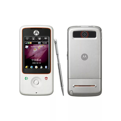 (Open Box Condition) Motorola Yuva A810, Touch Screen Phone With 3.5MM Headphone Jack (White, Black) (With Retail Box) (60 Days Warranty)