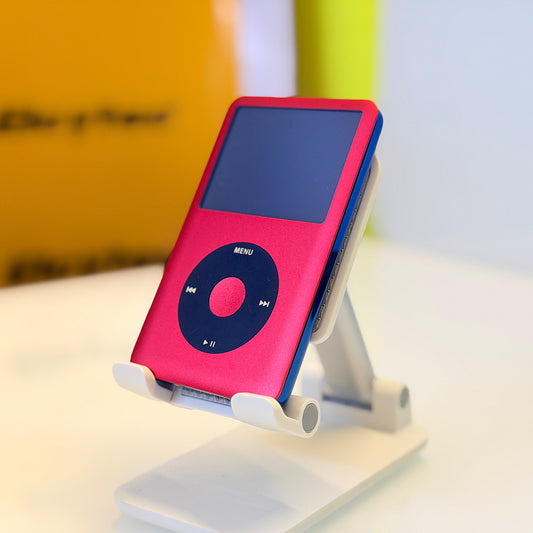 (Pre-Owned, Excellent) Apple iPod Classic 7th Generation 256GB Flash Storage (Red & Blue Special Edition) (6 Months Warranty) + Apple Earpods