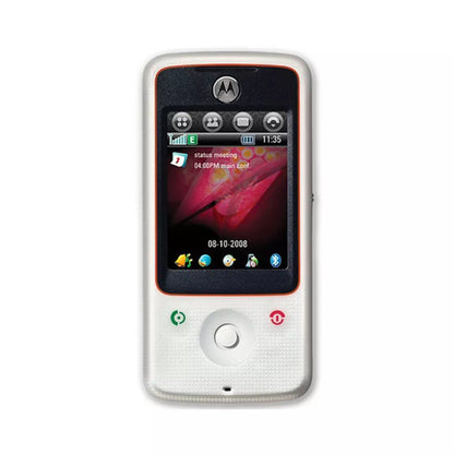 (Open Box Condition) Motorola Yuva A810, Touch Screen Phone With 3.5MM Headphone Jack (White, Black) (With Retail Box) (60 Days Warranty)