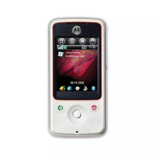 (Open Box Condition) Motorola Yuva A810, Touch Screen Phone With 3.5MM Headphone Jack (White, Black) (With Retail Box) (60 Days Warranty)