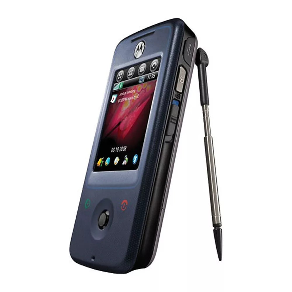(Open Box Condition) Motorola Yuva A810, Touch Screen Phone With 3.5MM Headphone Jack (White, Black) (With Retail Box) (60 Days Warranty)