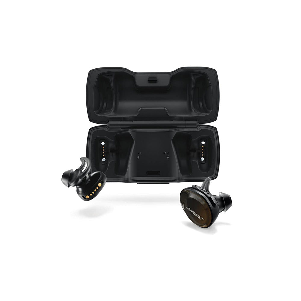 (Open Box) Bose SoundSport Free, True Wireless Earbuds, (Sweatproof Bluetooth Headphones for Workouts and Sports) (Black, Citron) (60 Days Warranty)