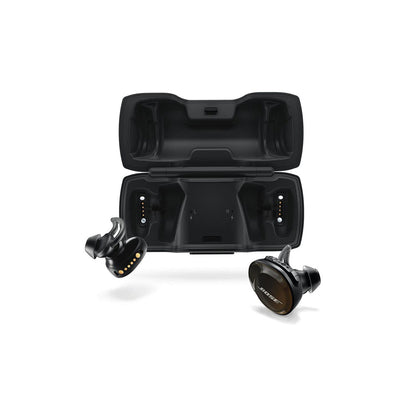 (Open Box) Bose SoundSport Free, True Wireless Earbuds, (Sweatproof Bluetooth Headphones for Workouts and Sports) (Black, Citron) (60 Days Warranty)