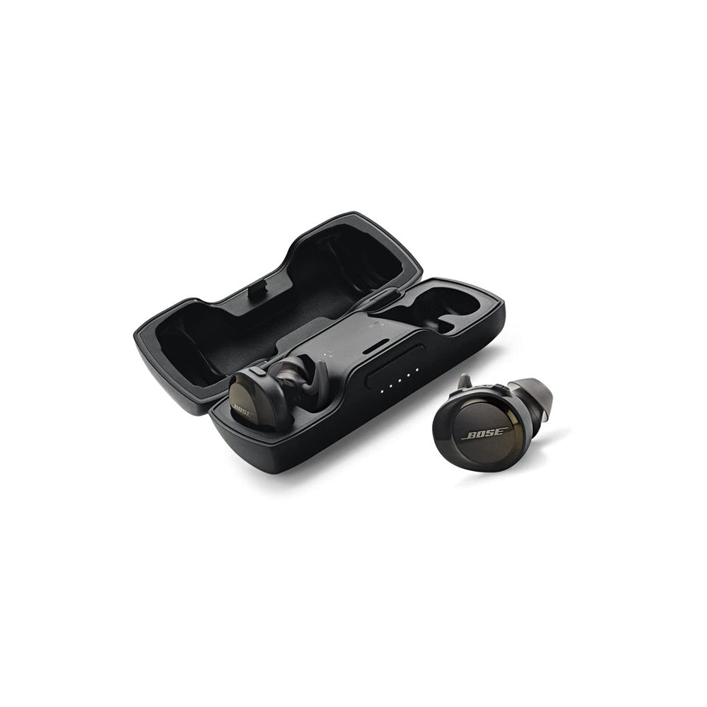 (Open Box) Bose SoundSport Free, True Wireless Earbuds, (Sweatproof Bluetooth Headphones for Workouts and Sports) (Black, Citron) (60 Days Warranty)