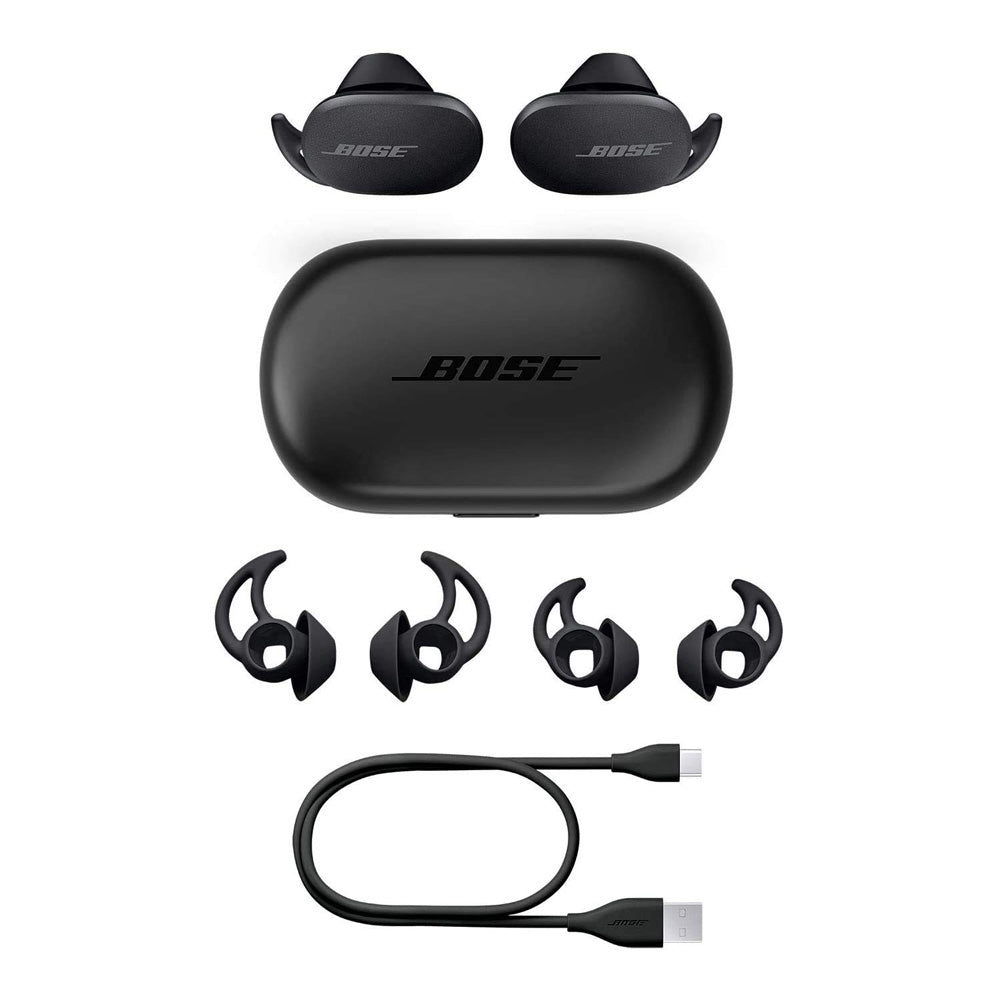 (Pre-Owned, Good) Bose QuietComfort (QC Earbuds) Truly Wireless Bluetooth in Ear Earbuds with ANC and Mic (Black)