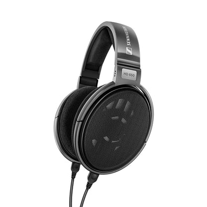 (Open Box) Sennheiser HD 650 Wired Open back Headphones, For Audiophiles and Studio, Hi-Res Audio Support (Black) (12 Months Warranty)