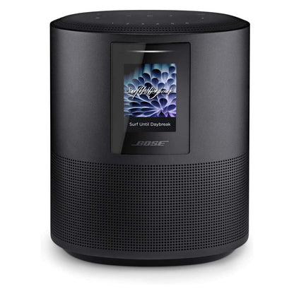 (Open Box Condition) Bose Home Speaker 500 Smart Bluetooth Speaker with Alexa Voice Control Built-In With LCD Display and 360 Degree Sound (Black) (90 Days Warranty)