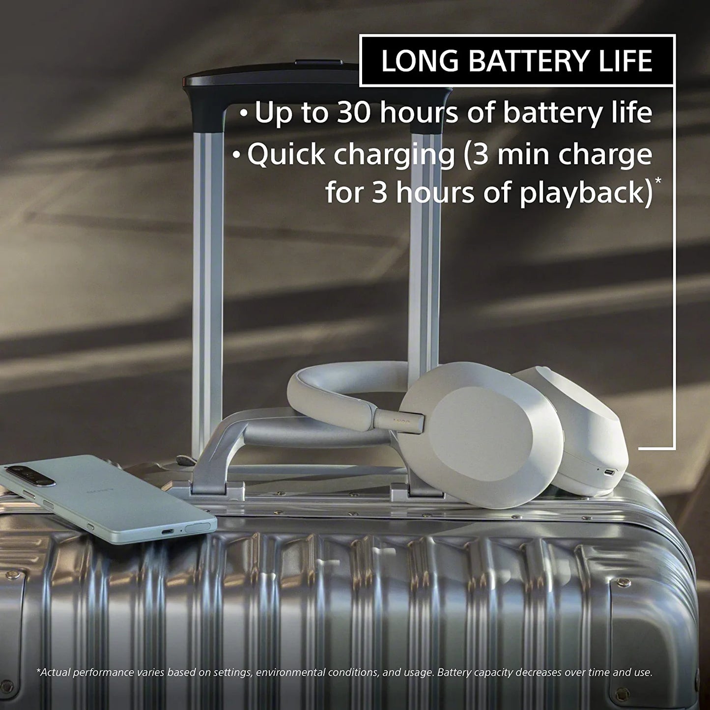 (Pre-Owned, Excellent) Sony WH-1000XM5 Wireless Industry Leading Active Noise Cancelling Bluetooth Headphones, 8 Mics for Clear Calling, 30Hr Battery, 3 Min Charge for 3 Hours Playback, Multi Point Connectivity (Black)