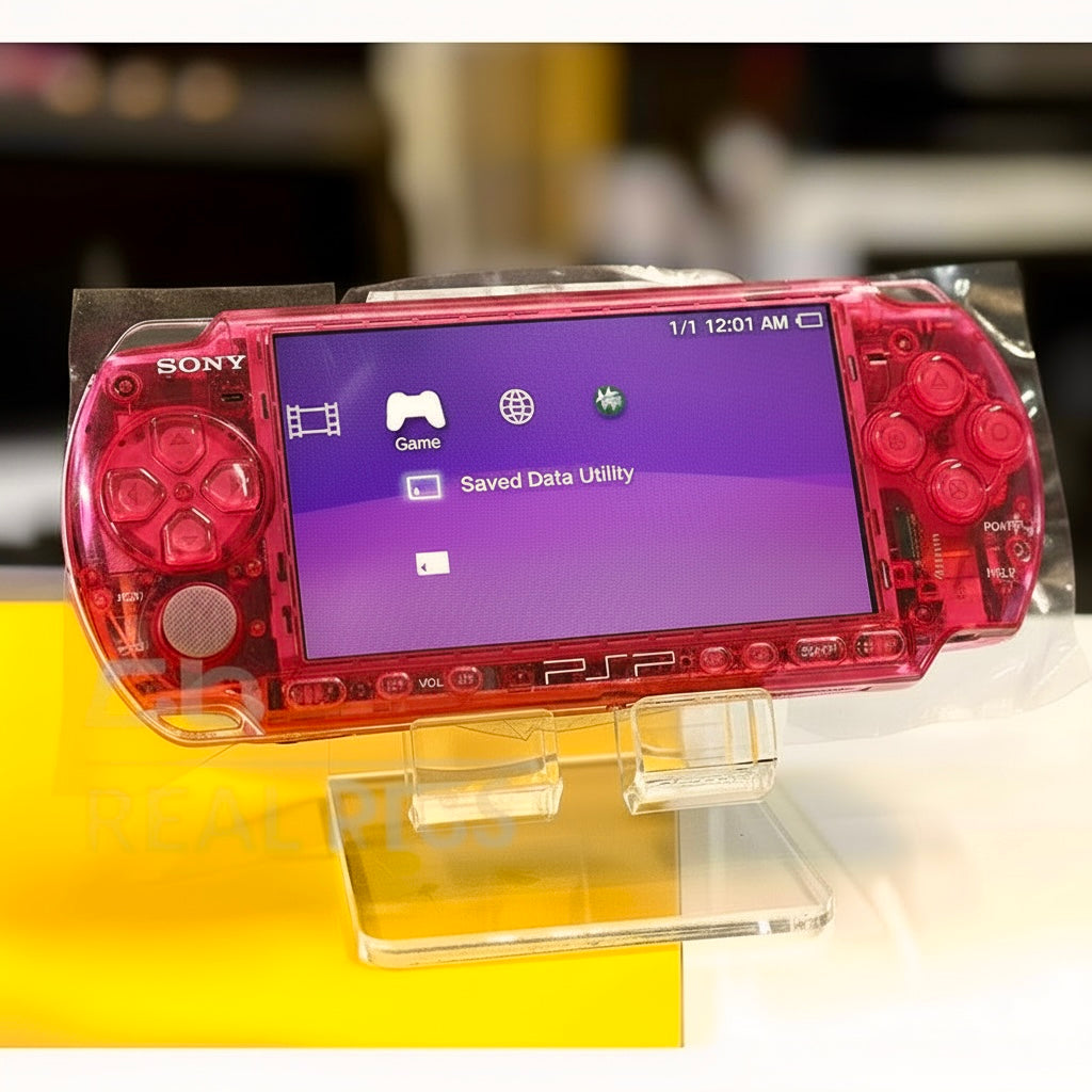 (Open Box Condition) Sony PlayStation Portable (PSP 3000) 3004 + 128GB Memory Card With 80+ Premium Games + 2 Battery Packs + Sony In Ear Earphones (6 Months Warranty) (Special Edition)