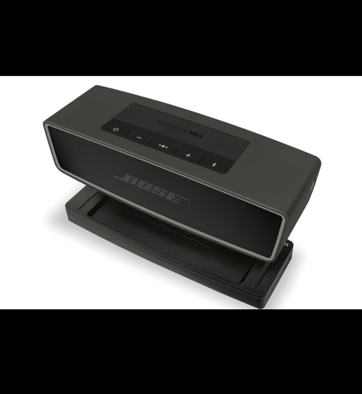 (Pre-Owned, Very Good) Bose SoundLink Mini II 2 Wireless Bluetooth Speaker With Charging Cradle (Black) (75 Days Warranty)