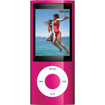 (Pre-Owned, Good) Apple iPod Nano 5th Generation With Video Camera (8GB) (Pink) (Samsung In Ear Earphones) (120 Days Warranty) (With New Battery)