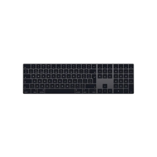 (Pre-Owned, Excellent) Apple Magic Keyboard with Numeric Keypad (Full Size) (Lightning Port) (Space Gray) (90 Days Warranty)