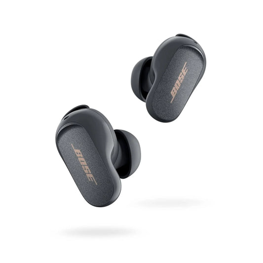 (Pre-Owned, Very Good) Bose QuietComfort Earbuds 2 / II (QC Buds 2), Wireless, Bluetooth, World’s Best Noise Cancelling in-Ear Headphones (Gray) (90 Days Warranty) (With Medium Tips Only!)
