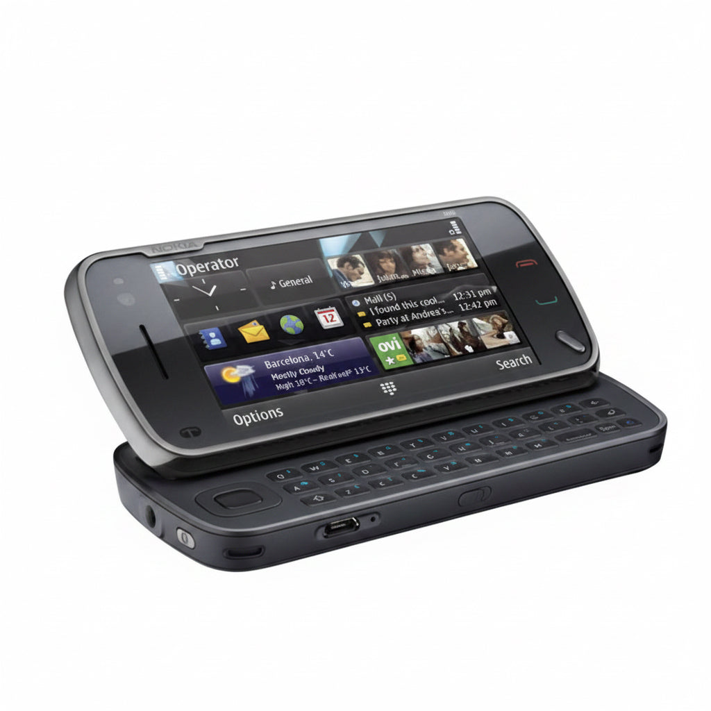 (Open Box Condition) Nokia N97 Symbian Touch Smartphone With 5MP Carl Zeiss Camera (32GB) (Black) (90 Days Warranty)