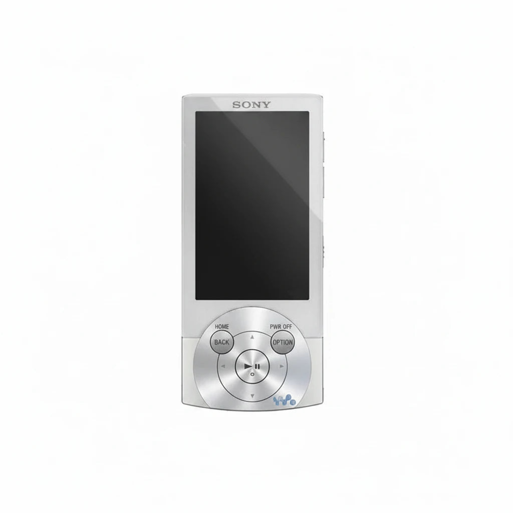 (Pre-Owned, Very Good) Sony Walkman NWZ-A844 Music and Video Player With 2.8" OLED Display (8GB) (FM Radio) (Silver) + Sony In-Ear Earphones + Apple Earpods (120 Days Warranty)
