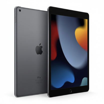(Pre-Owned, Very Good) Apple iPad 9th Generation 10.2 inch with Wi-Fi Only (64GB) (Space Grey) (120 Days Warranty)