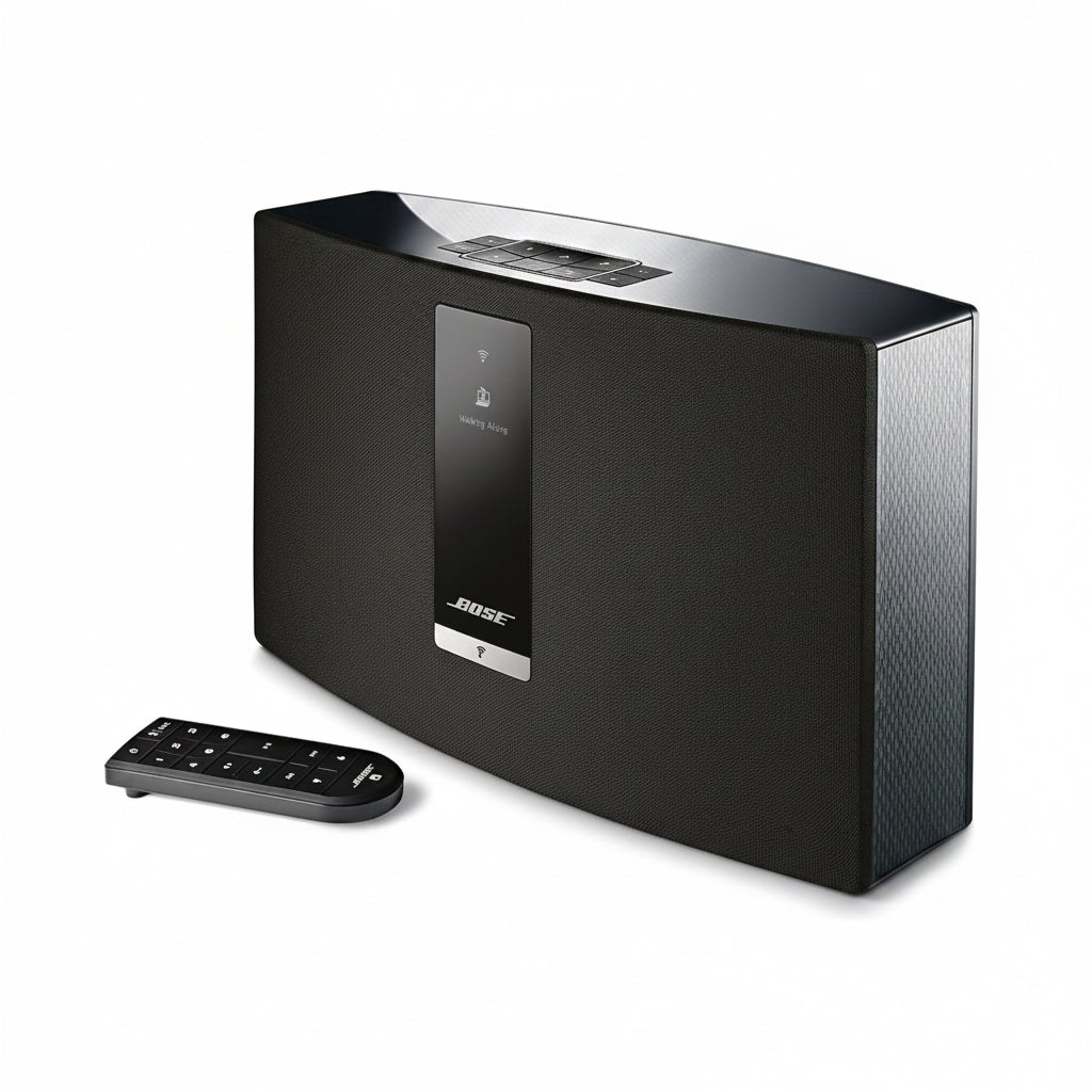 (Pre-Owned, Very Good) Bose SoundTouch 20 Series II Wireless Music System With AirPlay (Black) (90 Days Warranty) + High Quality Bluetooth 5.3 AUX Adapter