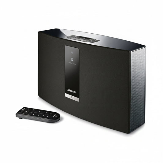(Pre-Owned, Very Good) Bose SoundTouch 20 Series II Wireless Music System With AirPlay (Black) (90 Days Warranty) + High Quality Bluetooth 5.3 AUX Adapter