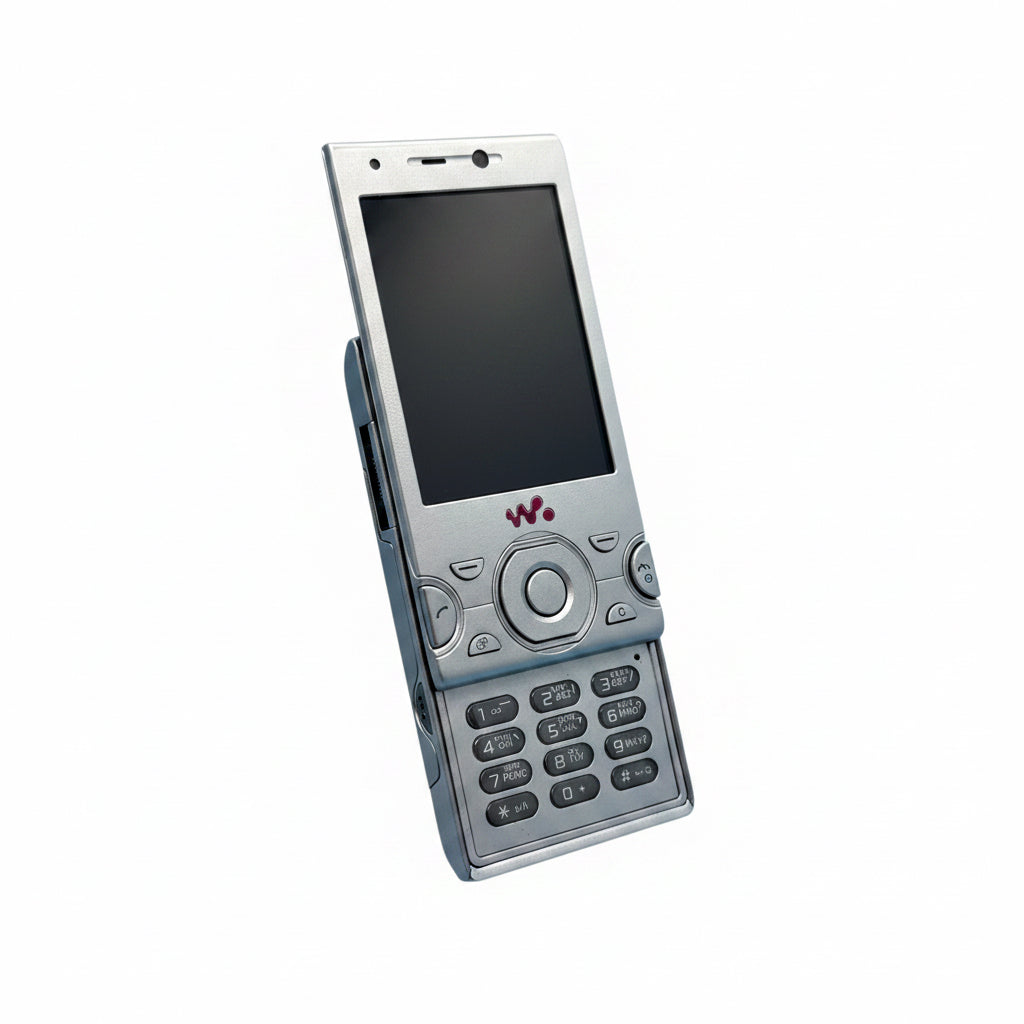 (Pre-Owned, Excellent) Sony Ericsson W995i Slider Walkman Phone with Music Keys and 8.1MP Camera (Silver) (With New Housing) (90 Days Warranty) + Sony Ericsson In Ear Earphones