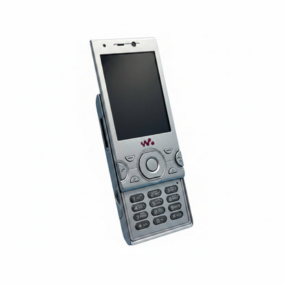 (Pre-Owned, Excellent) Sony Ericsson W995i Slider Walkman Phone with Music Keys and 8.1MP Camera (Silver) (With New Housing) (90 Days Warranty) + Sony Ericsson In Ear Earphones