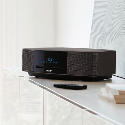 (Pre-Owned, Very Good) Bose Wave SoundTouch IV Music System With Bluetooth, Airplay2, FM and AUX (Gray) (CD not functional) (90 Days Warranty) (Comes With SoundTouch Adapter)