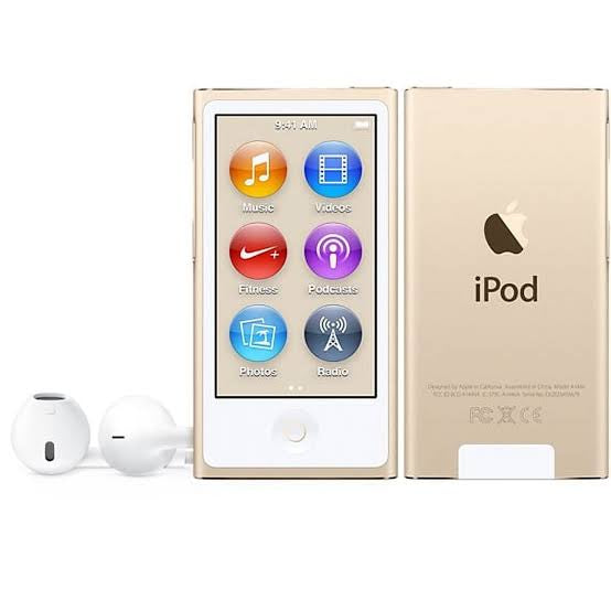 (Pre-Owned, Very Good) Apple iPod Nano 7th Generation With FM Radio and Bluetooth (16GB) (Blue, Purple) + Basic Bose Earphones (120 Days Warranty) (With New Battery)