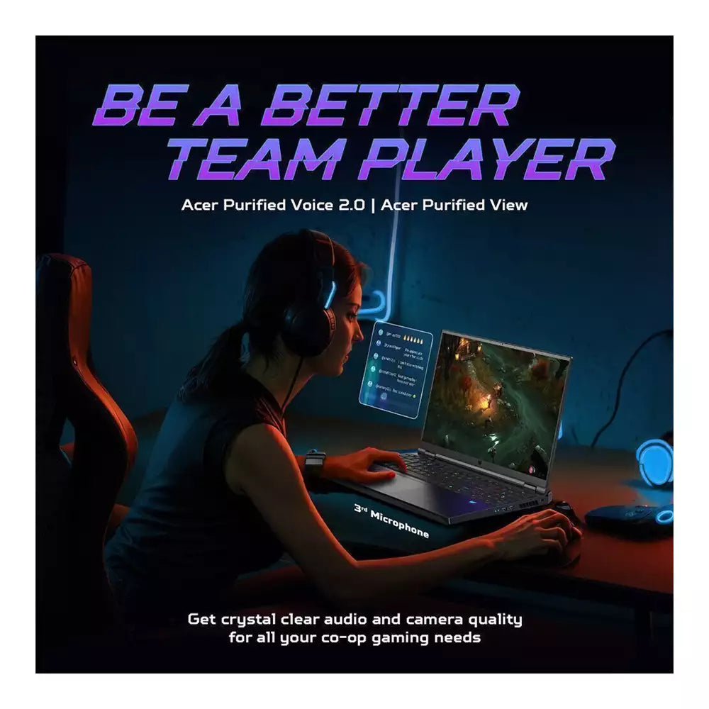(Pre-Owned, Very Good) Acer Predator Helios 16 Gaming Laptop With Intel Core i9 14900HX - (32 GB/1 TB SSD/Windows 11 Home/12 GB NVIDIA GeForce RTX 4080) (PH16-72) (Black) (6 Months Warranty)