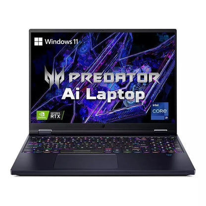 (Pre-Owned, Very Good) Acer Predator Helios 16 Gaming Laptop With Intel Core i9 14900HX - (32 GB/1 TB SSD/Windows 11 Home/12 GB NVIDIA GeForce RTX 4080) (PH16-72) (Black) (6 Months Warranty)