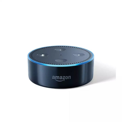 (Pre-Owned, Very Good) Amazon Alexa Echo Dot 2nd Generation With AUX Output (Black) (60 Days Warranty)