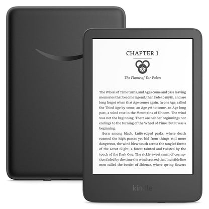 (Pre-Owned) Amazon Kindle 11th Generation (2022) With Backlit 6" 300PPI Display (Black) (90 Days Warranty)