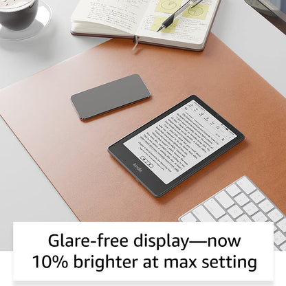 (Pre-Owned, Very Good) Amazon Kindle Paperwhite Signature Edition (11th Gen) With Auto-Adjusting Front Light, Wireless Charging (Up to 10 Weeks Battery) (32GB) (Black) (6 Months Warranty)