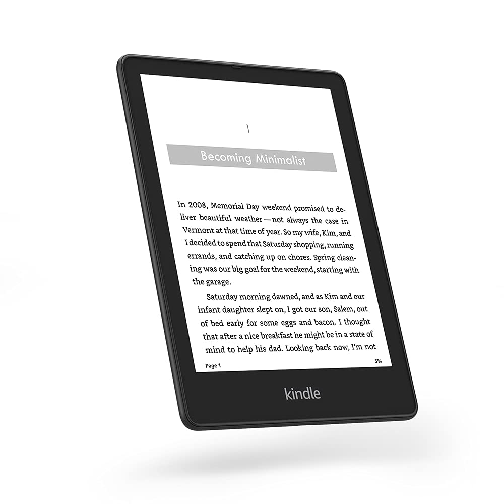 (Pre-Owned, Very Good) Amazon Kindle Paperwhite Signature Edition (11th Gen) With Auto-Adjusting Front Light, Wireless Charging (Up to 10 Weeks Battery) (32GB) (Black) (6 Months Warranty)