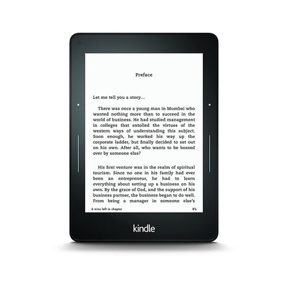(Pre-Owned, Very Good) Amazon Kindle Voyage With 6" High-Resolution Display (300 ppi) with Adaptive Built-in Light and PagePress Sensors (Black) (90 Days Warranty)