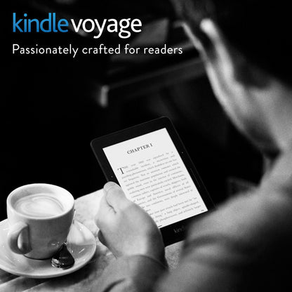 (Pre-Owned, Very Good) Amazon Kindle Voyage With 6" High-Resolution Display (300 ppi) with Adaptive Built-in Light and PagePress Sensors (Black) (90 Days Warranty)
