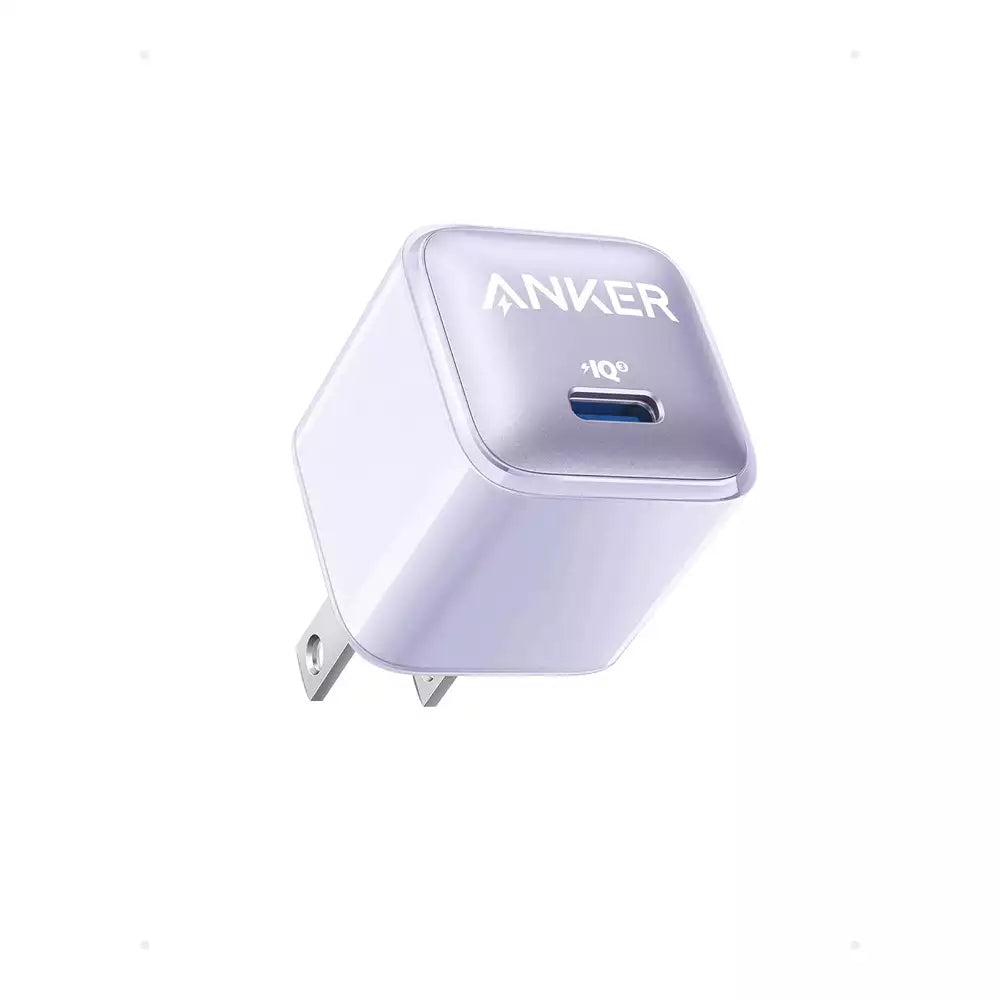 (Pre-Owned, Very Good) Anker Nano 20W Charger Charger For iPhones, Smartch Watch and Other Smartphones, Power Delivery Standard (White) + USB-C to C Cable. (60 Days Warranty)