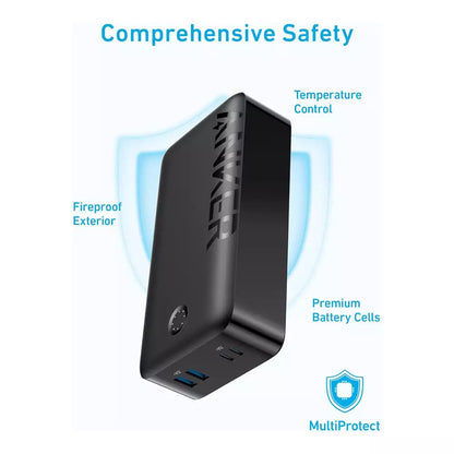 (Pre-Owned, Very Good) Anker Power Core 40K, Power Bank, 30 Watt PD, 40,000mAh Battery Pack with USB-C High-Speed Charging, for MacBook, iPhone 16,15,14,13,12,11 Series (Black) (60 Days Warranty)