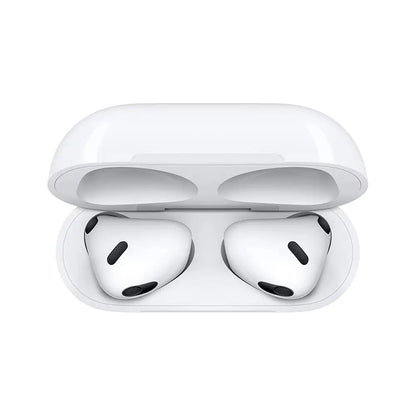 (Pre-Owned, Fair) Apple AirPods (3rd Generation) Wireless Bluetooth True Wireless Earphones With Charging Case (White)(Visible Scratches and Marks)