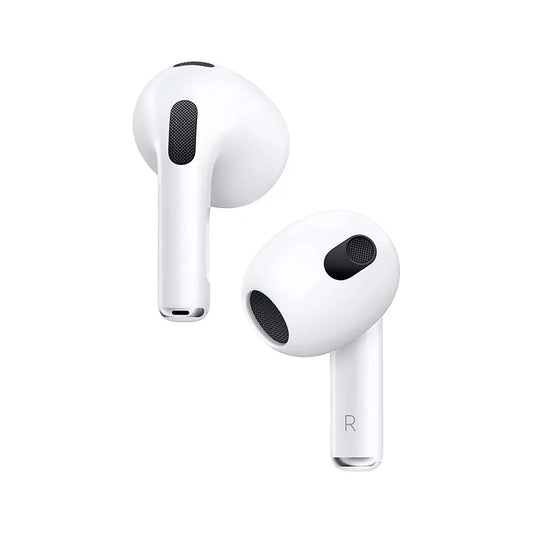 (Pre-Owned, Fair) Apple AirPods (3rd Generation) Wireless Bluetooth True Wireless Earphones With Charging Case (White)(Visible Scratches and Marks)