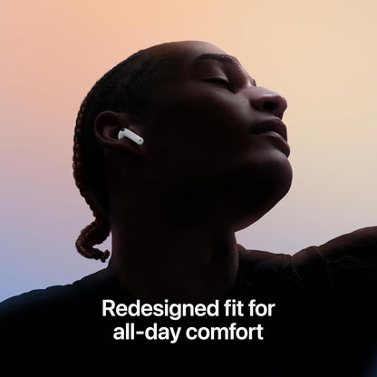 (Open Box) Apple AirPods 4 Wireless Bluetooth TWS Earphones With Personalised Spatial Audio, Sweat and Water Resistant, USB-C Charging Case, H2 Chip (White) (6 Months Warranty)