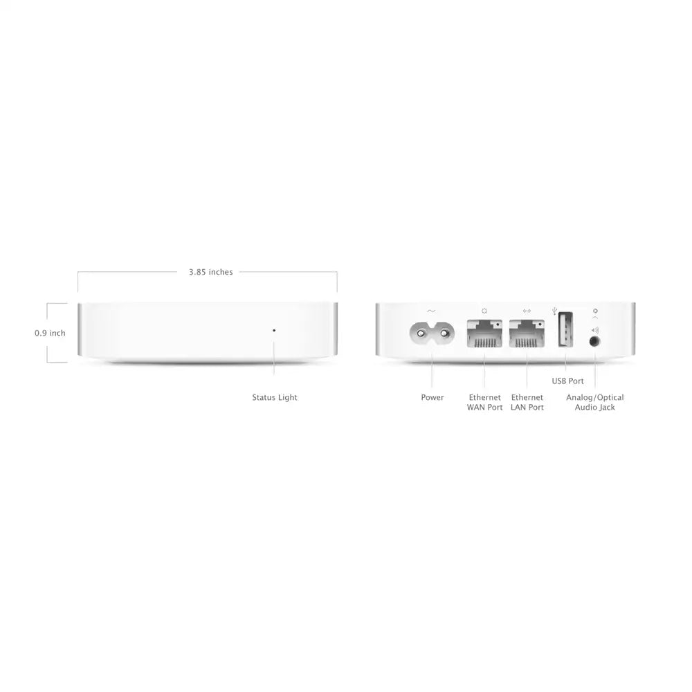 (Pre-Owned, Good) Apple AirPort Express 2, Wi-Fi Router/Extender, AirPlay2 Support With 3.5mm Audio Port (White) (120 Days Warranty)