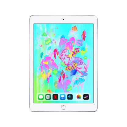 (Pre-Owned, Very Good) Apple iPad (6th Gen) 32 GB ROM 9.7 inch with (Wi-Fi Only) (Silver) (60 Days Warranty)