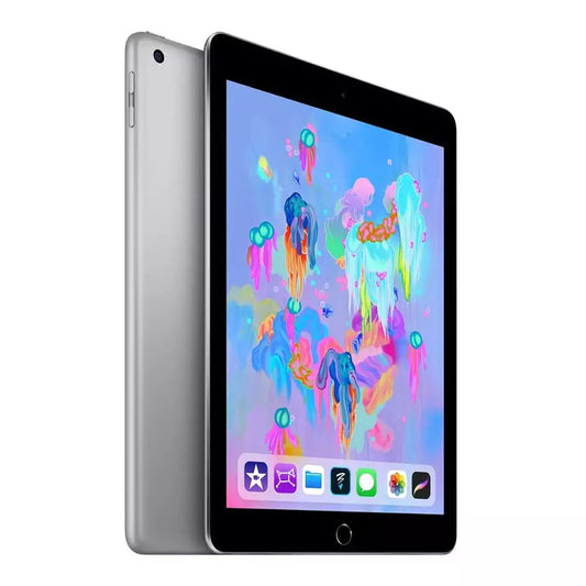 (Pre-Owned, Excellent) Apple iPad (6th Gen) 32 GB ROM 9.7 inch with (Wi-Fi Only) (Space Gray) (90 Days Warranty)
