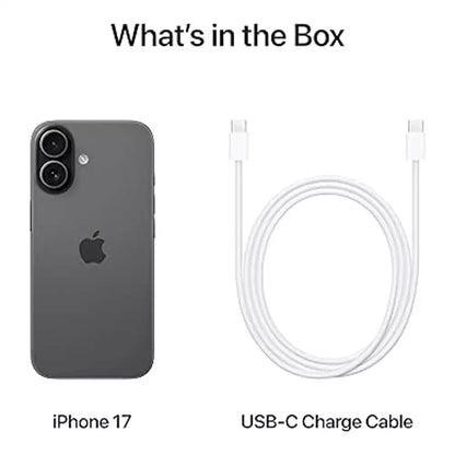 (Open Box Condition) Apple iPhone 17 With 120Hz Super Retina XDR Display (256GB) (Black) (Warranty Till 10 Nov 2026)